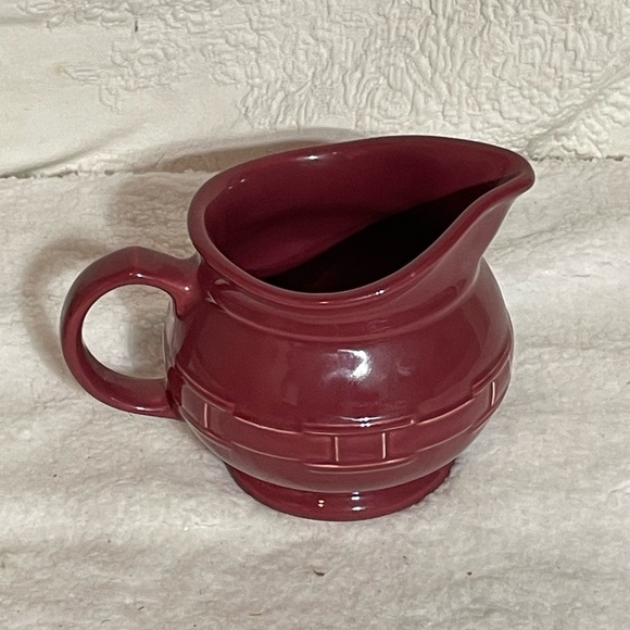 Longaberger 20 OZ Pitcher Paprika Woven Traditions - Picture 1 of 7